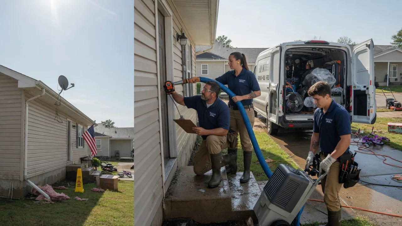 Ceiling Water Damage Restoration in Freelandville, IN near me